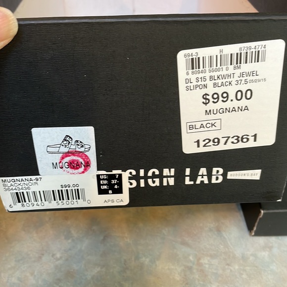 Design Lab black slides ( sz 7.5) - Picture 8 of 9